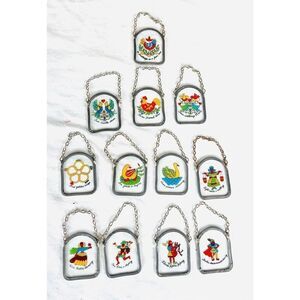 New in Box Vintage Carol Wright Gifts Twelve Days of Christmas Hanging Decor